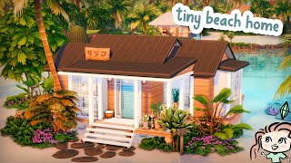 Tiny Beach Home 🌴 || The Sims 4 Speed Build