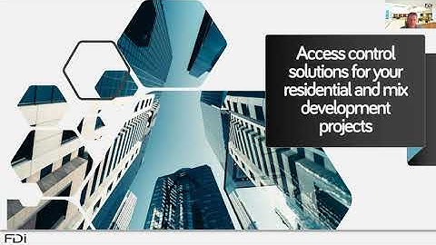 FDI Webinar : Residential solution by FDI