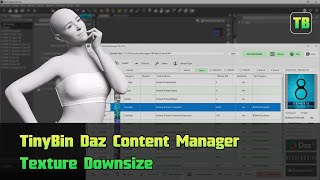 Texture Downsize - TinyBin Daz Content Manager (DazStudio Content Manager)