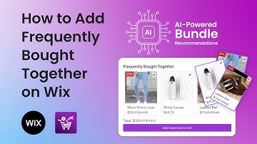 How to Add a Frequently Bought Together Widget to your Wix Site