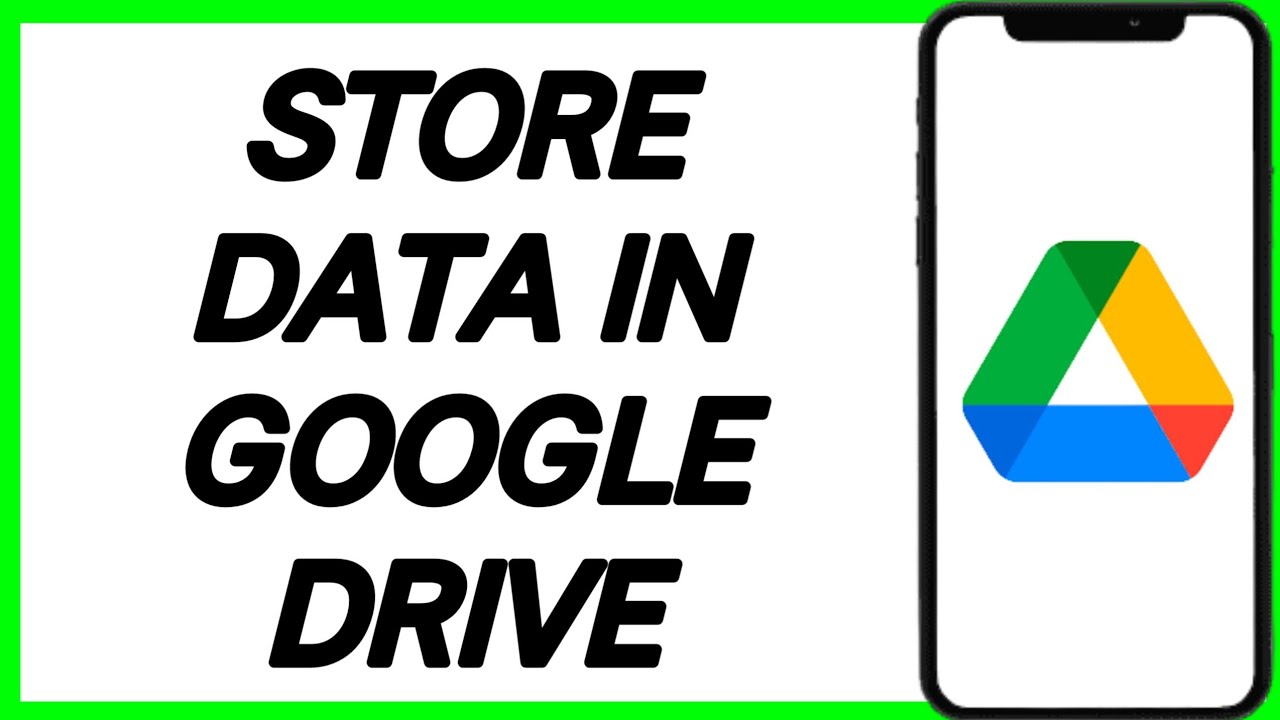 How To Store Data In Google Drive YouTube How To Store Data In Google Drive YouTube