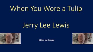 Video thumbnail of "Jerry Lee Lewis  with Linda Gail Lewis  When You Wore a Tulip   karaoke"