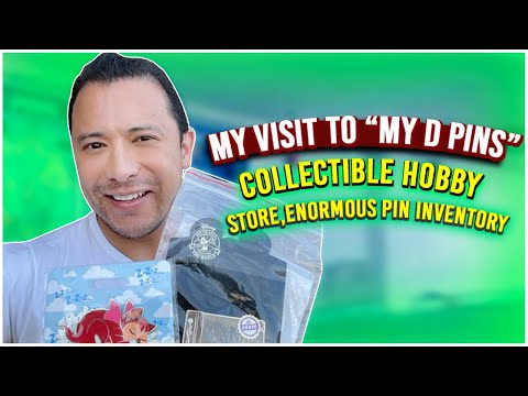 My visit to “My D Pins” collectible hobby store, enormous pin inventory