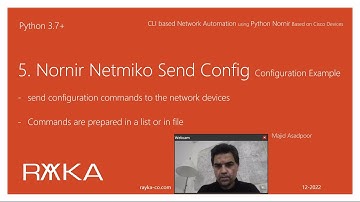 5. Nornir Netmiko Send Config Configuration Example