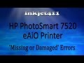 HP Photosmart 7520 Error Troubleshooting