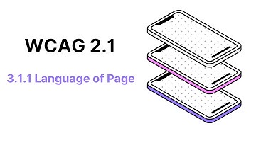 WCAG 2.1 Guideline 3.1.1 Language of Page