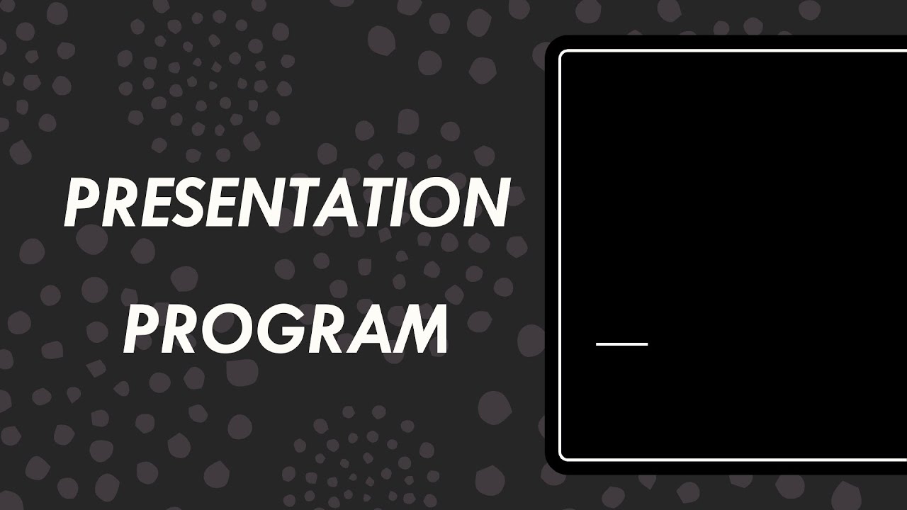 presentation program definition