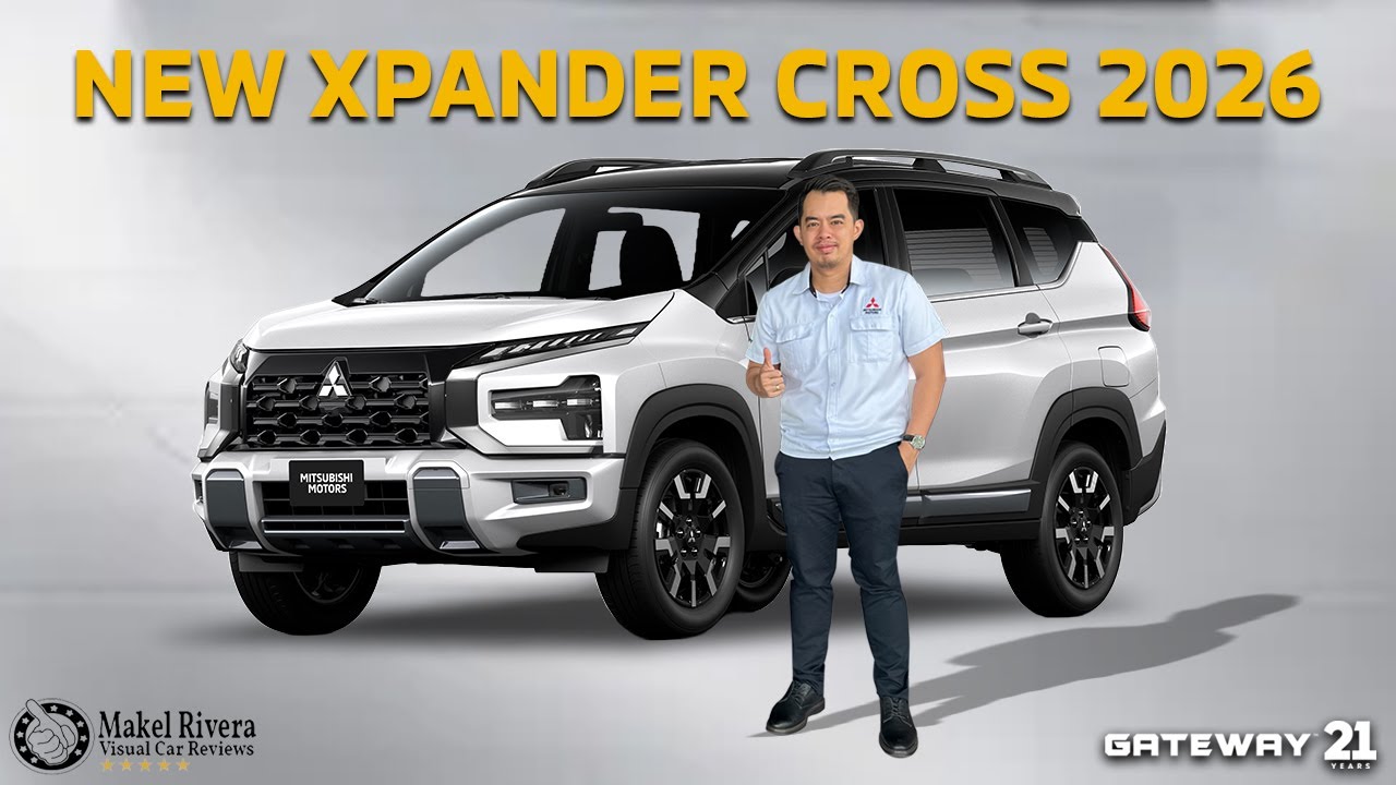 2026 Mitsubishi Xpander Cross Two-Tone (Quartz White Pearl) | Best Family SUV? - Showroom View 