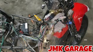 kinalkal lahat ng wiring harnest hindi napaandar||honda click125 walang power