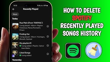 How To Clear Recently Played Spotify Songs History | How to delete recently played Spotify song