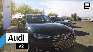 Audi V2I traffic signal countdown: Hands-On