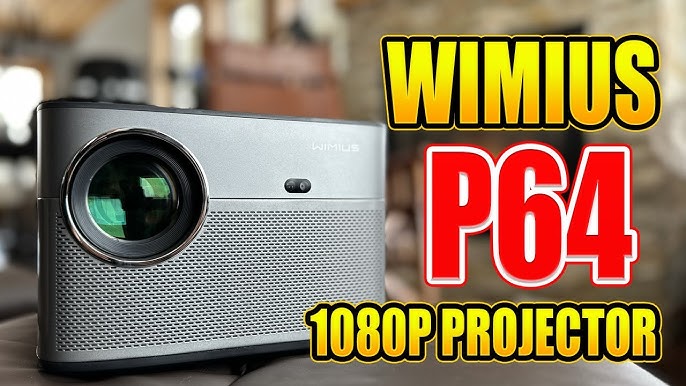 WIMIUS P64 FHD video projector review & best picture settings 