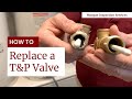 Replacing a Temperature Pressure Relief Valve (T&P Valve)