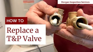 leaking water heater relief valve. how to replace pressure relief valve (t&p valve)