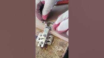 1min woodworking tips How to fix door hinge repair EP.2 #woodworking #tips #diy #shorts #lifehacks