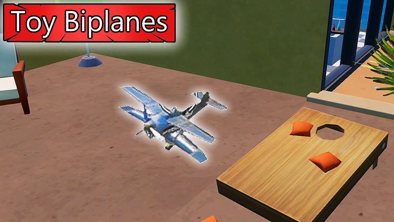 ALL Toy Biplane Locations at Condo Canyon Winterfest Quest Fortnite