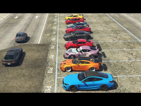 تحدي قراند اقوى نطه من فوق البحر ( سيارات رياضيه معدله تعديل خورافي ) GTA V