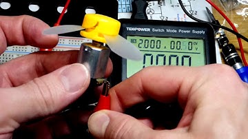 3V maximum direct current DC motor demonstration by electronzap learning electronics lesson 0023