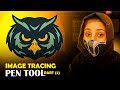 Image Tracing with Pen Tool in Adobe Illustrator | Pen Tool Tutorial Part (2) | Urdu / Hindi