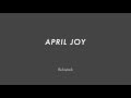 April joy chord progression  jazz backing track play along the real book