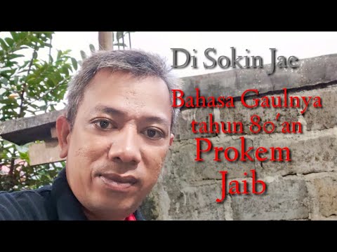 Bahasa prokem tahun 80 an/ bahasa gaul/panduwindu