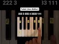 Faded Alan Walker Piano With Numbers تعليم عزف بيانو بالأرقام 