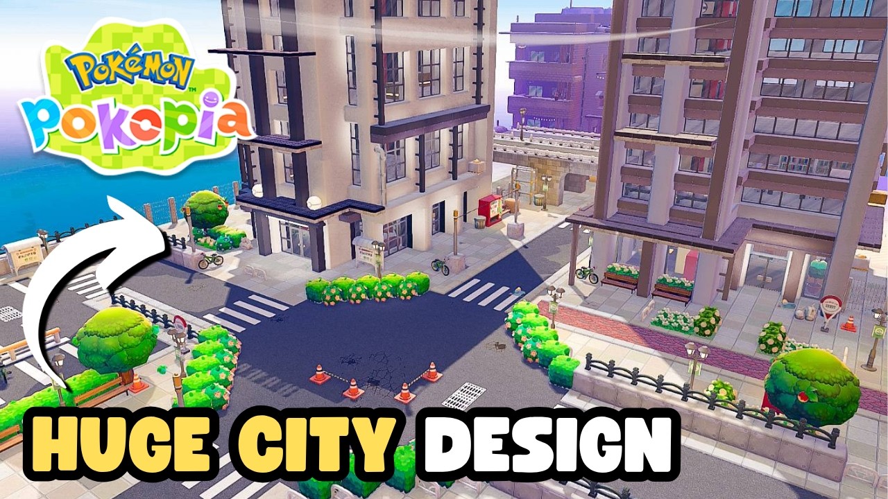 Pokopia Incomplete Building Pokémon Pokopia~BUILDING A HUGE CITY!~SKYSCRAPER & APARTMENTS HABITAT ...