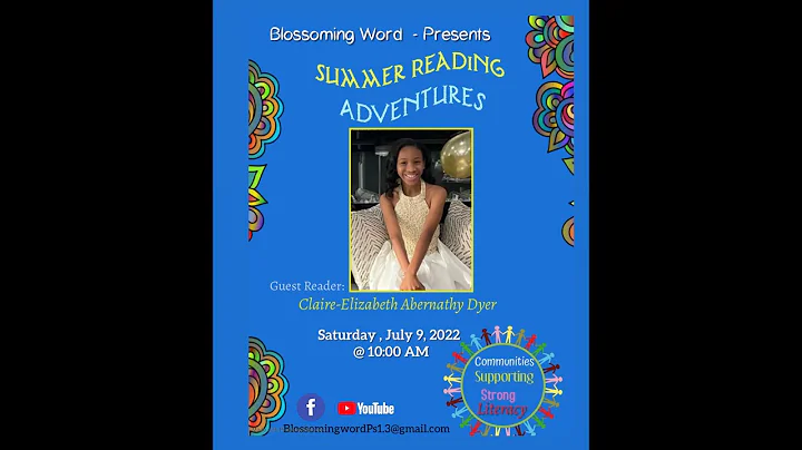 Blossoming Word Summer Reading Adventures with Cla...
