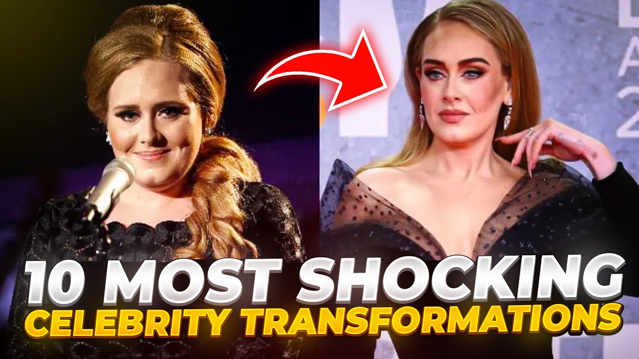 Top 10 Most Shocking Celebrity Transformations YouTube