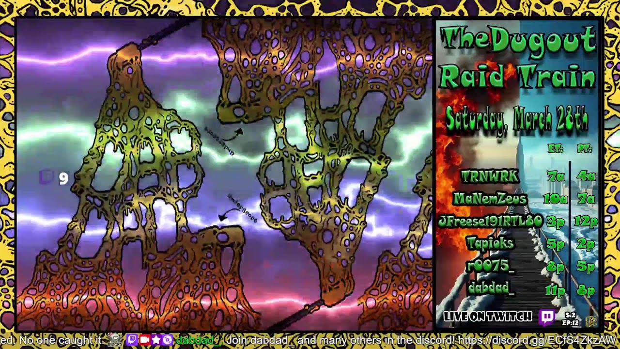 Cooked Caboose on The Dugout Raid Train S02E12| !merch | !3d | Dabfather's Kronicles: Ep:378 ♥