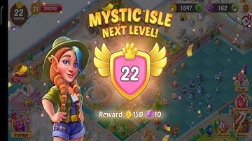 Mystic isle level 22 unlocked! Evermerge