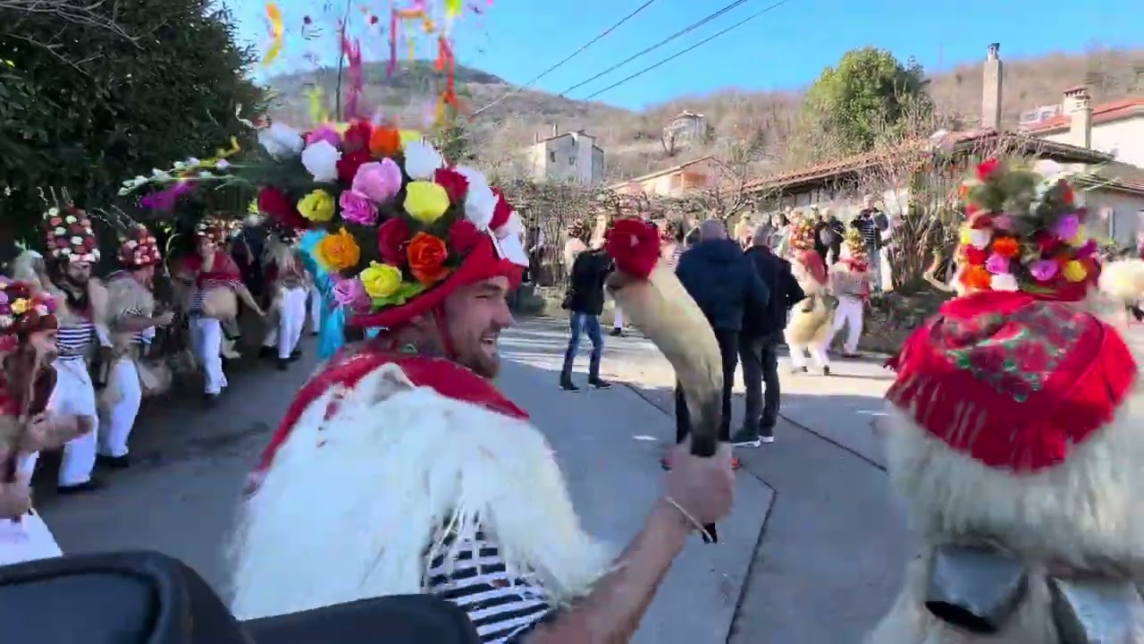 Zvonejski zvončari delaju kolo Rukavce na Mirine 28.01.2024.