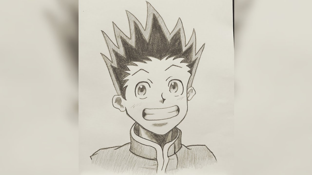How to Draw Gon Freecss (Hunter x Hunter) Step by Step - Easy Drawing ...