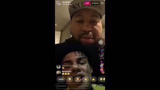 6IX9INE Speaks on NBA Youngboy Lil Baby and Trippie Redd on instagram live with Dj Akademiks