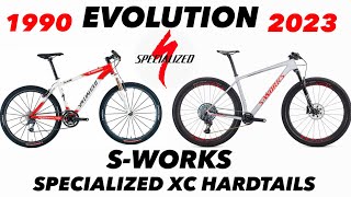 How Specialized XC hardtails change over the years|S-Works evolution 1990-2023| Stumpjumper, Epic HT