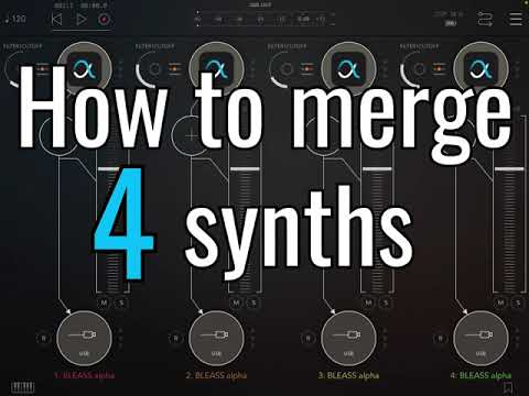 BLEASS Granulizer tutorial: how to merge audio signals via Multi-Bus (AUM / apeMatrix)