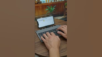 Take your office anywhere with this Bluetooth foldable keyboard!