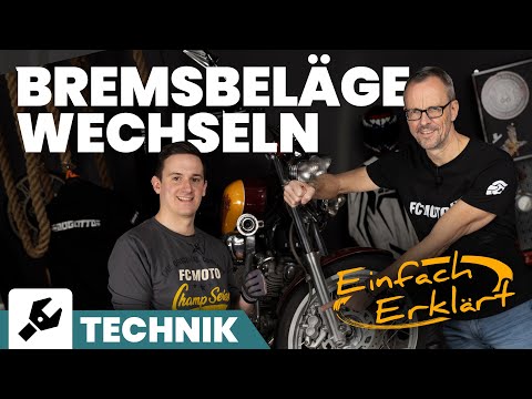 Bremsbeläge an der Vorderradbremse wechseln- Wie geht das? Moto Tech