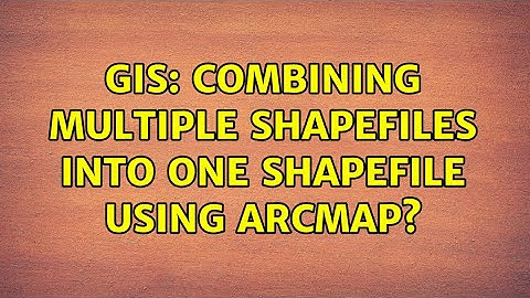 GIS: Combining multiple shapefiles into one shapefile using ArcMap? (2 Solutions!!)