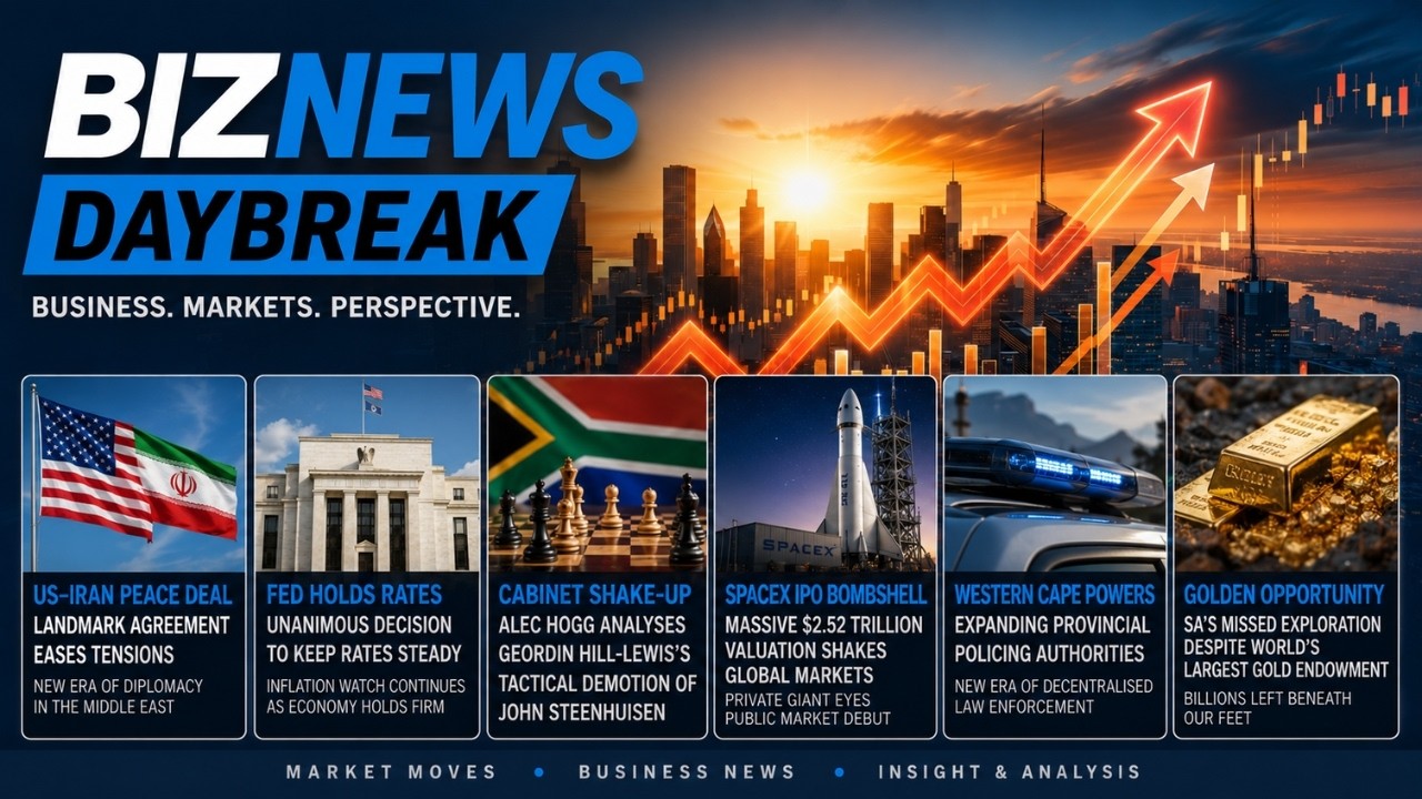 BN Daybreak: Fed holds rates; SA Cabinet shifts; SpaceX valuation