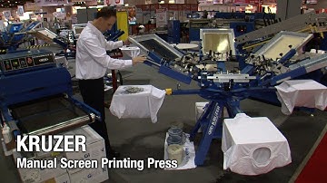 Kruzer - M&R Screen Printing Equipment - Manual Screen Printing Press