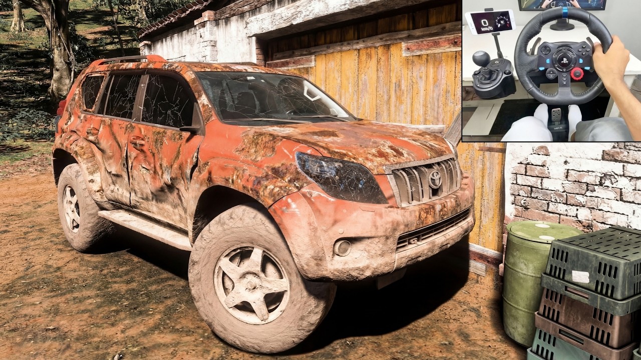 Toyota Prado Land Cruiser Rebuilding - Forza Horizon 5 | Logitech g29 gameplay