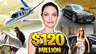 Angelina Jolie's Lifestyle 2023 | Net Worth, Car Collection, Mansion, Private Jet...
