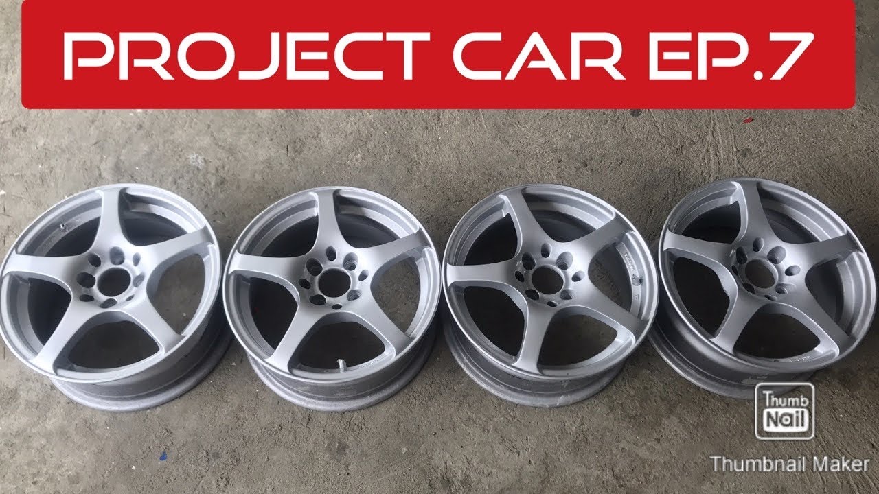 WHEEL REPAIR AND REPAINT TOYOTA COROLLA AE101 YouTube