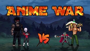 Jiren & Gouketsu VS Thor & Escanor in Jump Force Mugen 😱