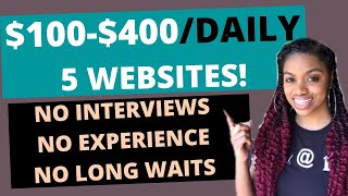 Easily Make $100-$400/Day Online In Your Free Time I Global 🌎 Work From Home Jobs That Pay Same Day screenshot 5