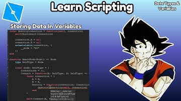 Data Type & Variables (Roblox Scripting Guide)