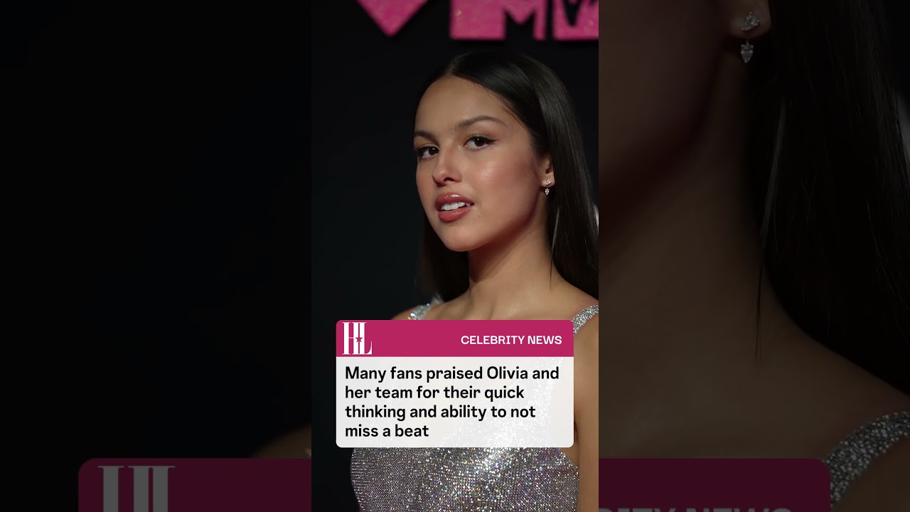 Video - Olivia Rodrigo handled an on-stage wardrobe malfunction like