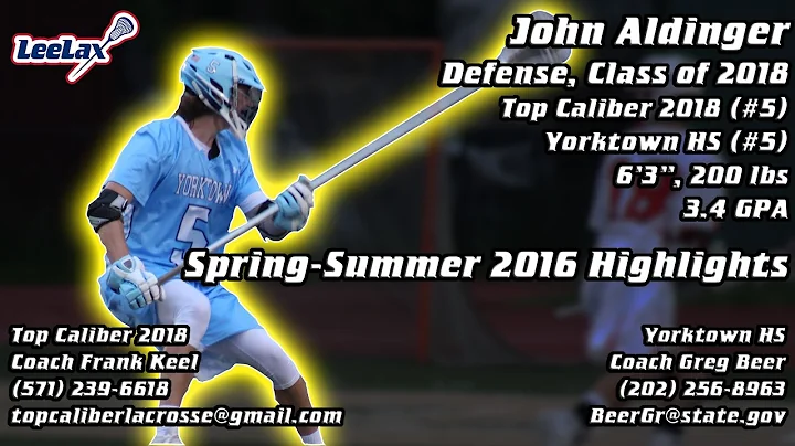 Recruiting LeeLights: John Aldinger, Class of 2018...