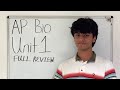 AP Bio Unit 1 Full Review: Chemistry of Life
